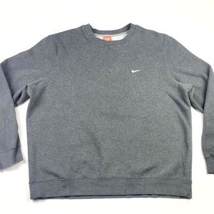 Nike Crewneck Sweater Pullover Gray XXL